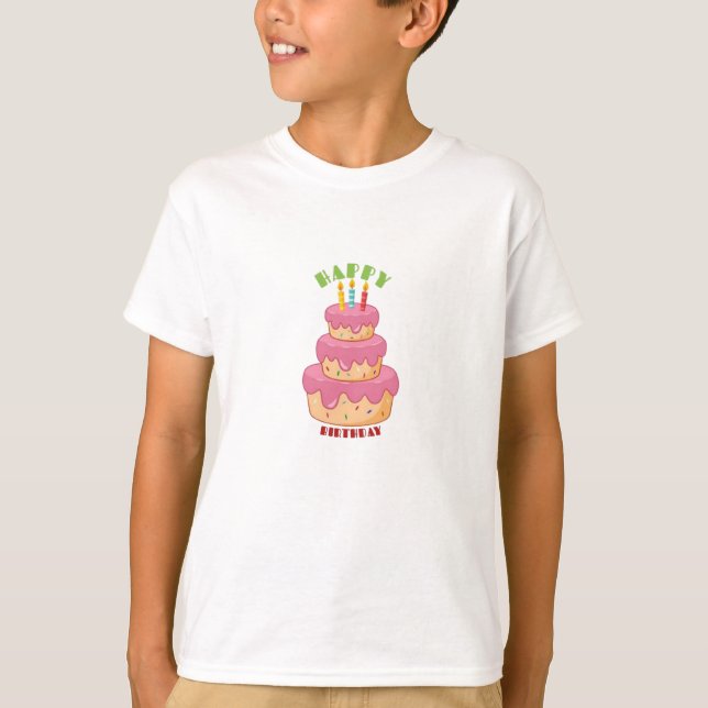 Parabéns t-shirt (Frente)