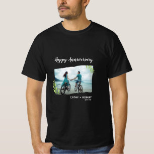 Parabéns, T-Shirt Preto com Marca Personalizada
