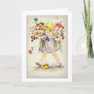 Parabéns Vintage E Cartão De Melhores Desejos