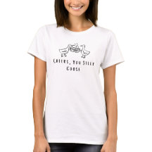 Parabéns, Você Camisa de Ganso Tolo Ganso Engraçad