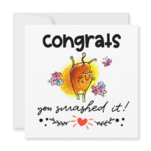 Parabéns, Você Esmagou O Cartão De Humor De Gato