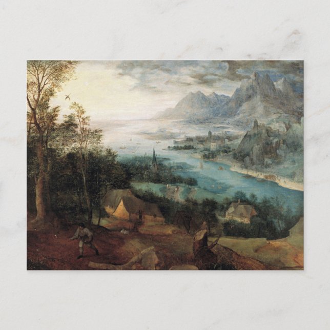 Parábola do Semeador por Bruegel, o Velho Cartão P (Frente)