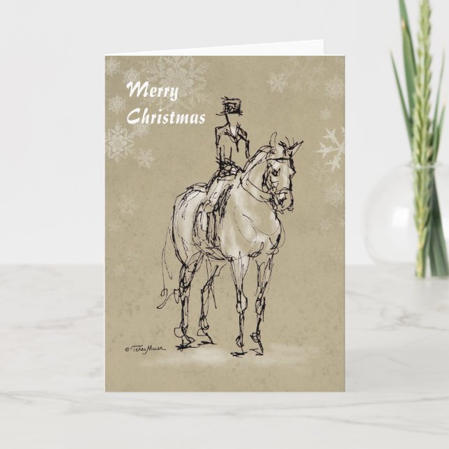 Parada do Feliz Natal no cartão de X (Frente)