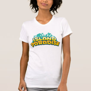 Paraíso da ilha - o t-shirt das mulheres