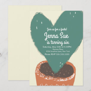 Paraíso da Planta do Coração de Cactus Fiesta