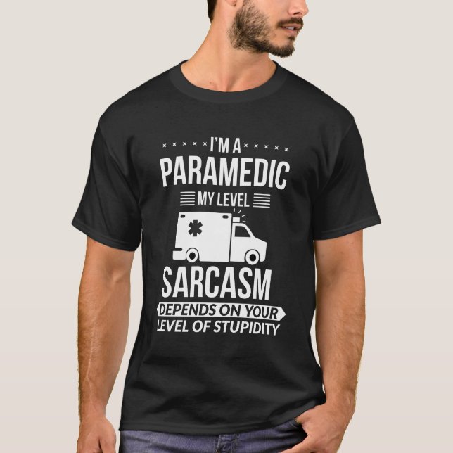Paramédico Engraçado Emt Gift T-Shirt (Frente)