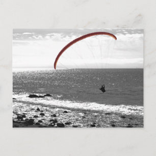 Parapente Pelo Cartão Postal Oceânico