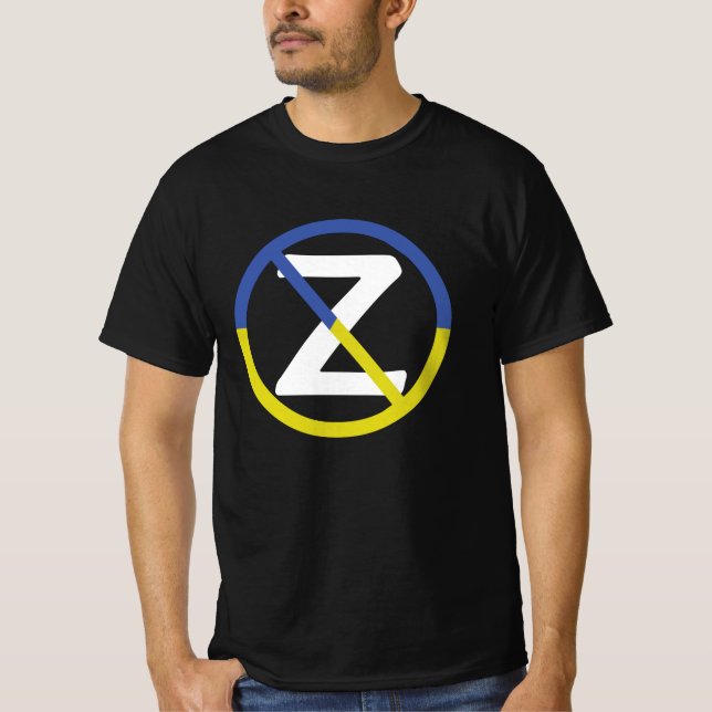 Parar a guerra na Ucrânia T-Shirt (Frente)