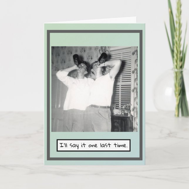 Parar cartão de bebendo (Frente)