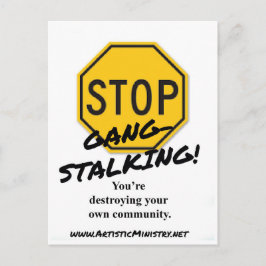 Parar CARTÃO POSTAL Gang-Stalking