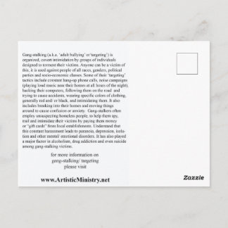 Parar CARTÃO POSTAL Gang-Stalking
