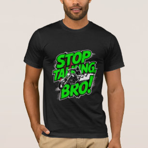 Parar De Falar, Mano - Bold Attitude T-Shirt Tribl