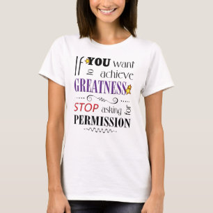 PARAR DE PEDIR PERMISSÃO T-SHIRT