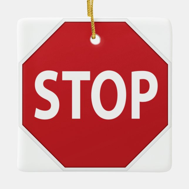 Parar e Ir Ornamento (Frente)