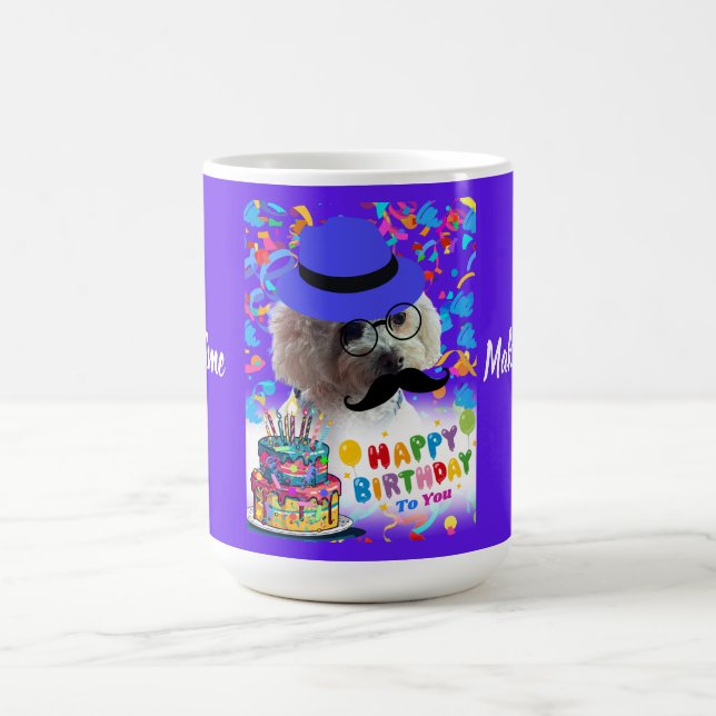 Parceiro Feliz Aniversário Faça Uma Caneca De Dese (Centro)
