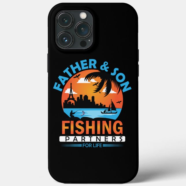 Parceiros de Pesca Pai e Filho para a Vida (Verso)