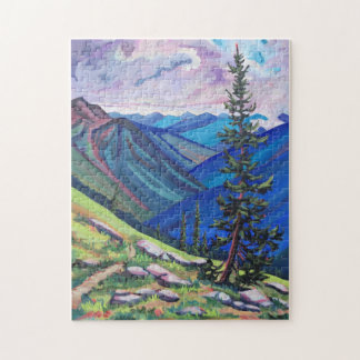 Parcialmente Nublado - Quebra-cabeça de montanha