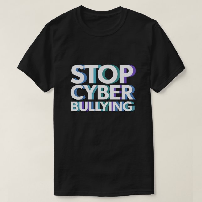 Pare a camisa tiranizando do Cyber (Frente do Design)