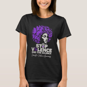 Pare a Violência Acabe com o Silêncio Camiseta Dom