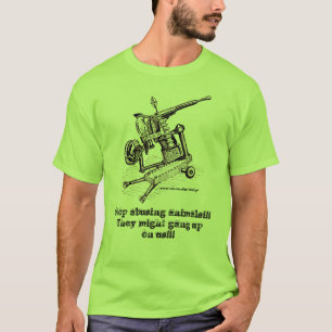 Pare de abusar animais!!! camisetas engraçadas