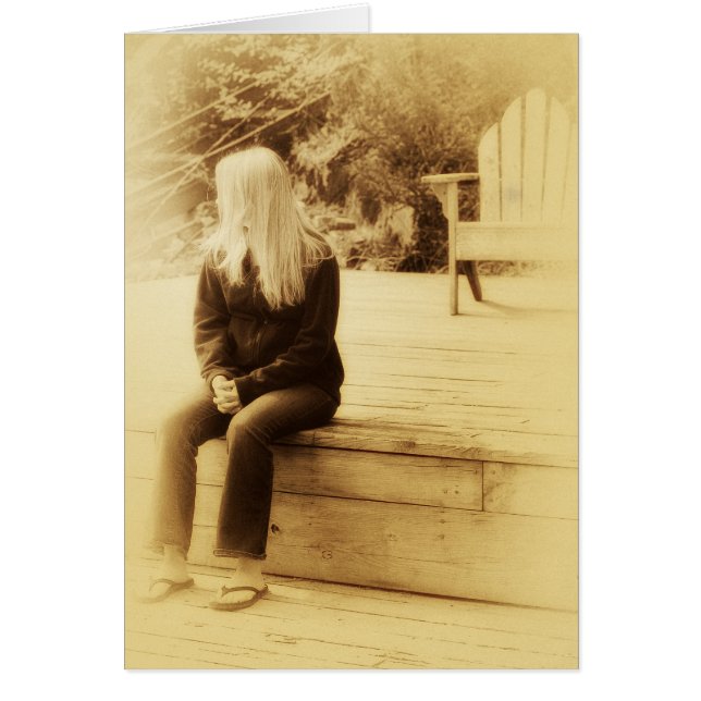 Pare de esperar um dia o cartão (Frente)