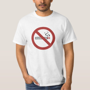 Pare de fumar t-shirt do costume do cigarro