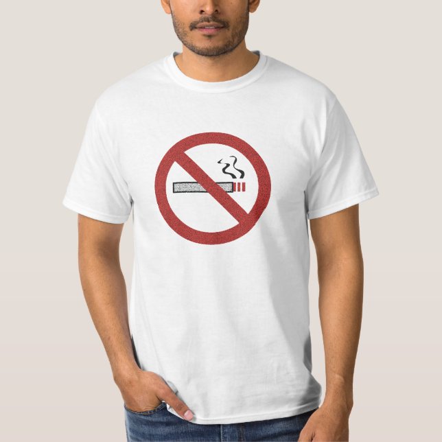 Pare de fumar T-shirts personalizadas de cigarros (Frente)