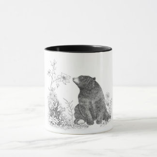 Pare e cheire a caneca das flores