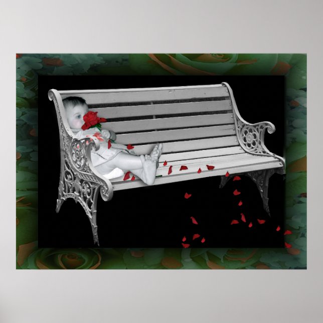 Pare E Cheire Os Rosa - Impressão (Frente)