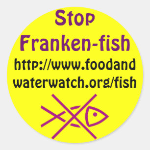 pare etiquetas dos franken-peixes