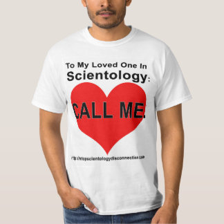 pare o t-shirt da desconexão do cientologia