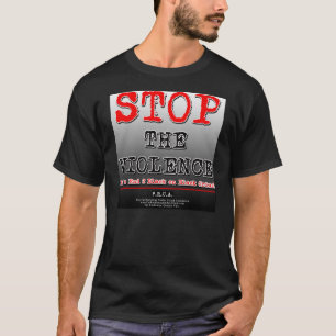 Pare o t-shirt da violência F.R.U.A.