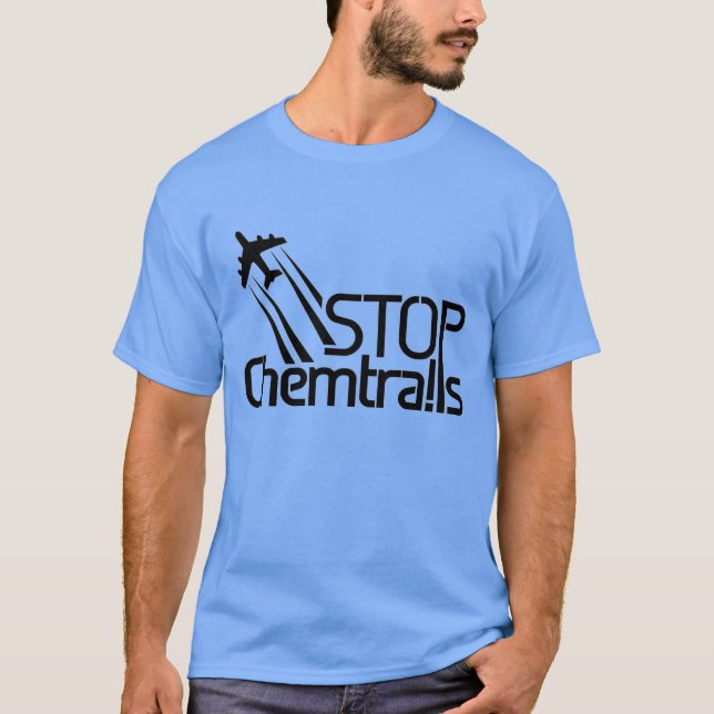 Pare o t-shirt de Chemtrails (Frente)