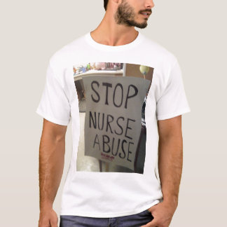 Pare o t-shirt do abuso da enfermeira