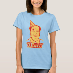 Pare o t-shirt dos partidos comunistas