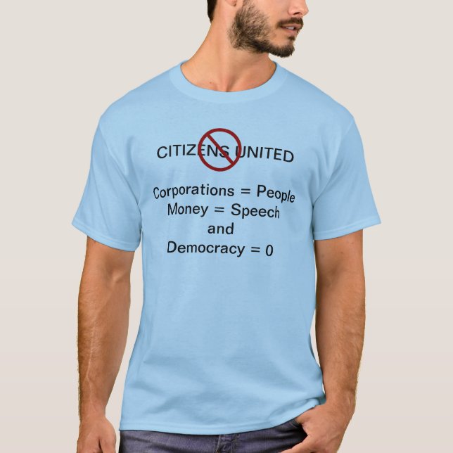 Pare o t-shirt unido cidadãos (Frente)