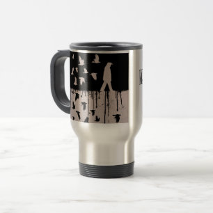 Parece caneca de viagem