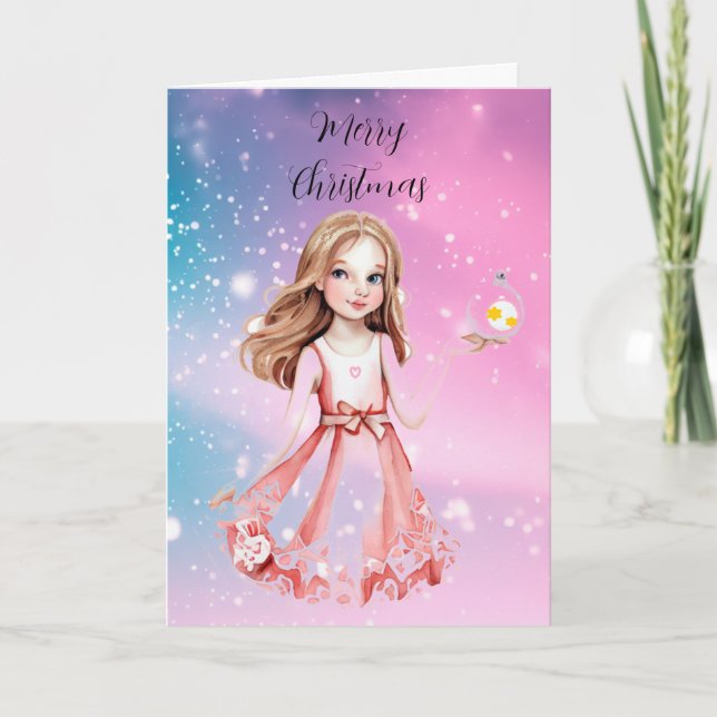 Parece um cartão de Natal princesa (Frente)