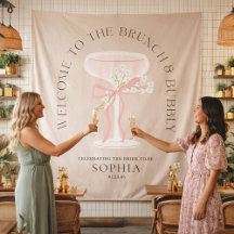 Brunch & Bubbly Champanhe Chá de Noiva com Tapete