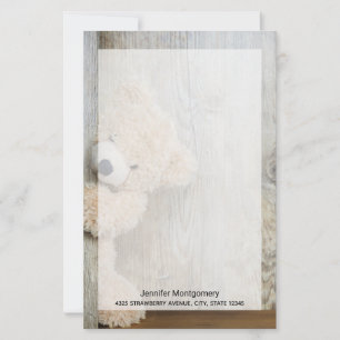 Parede de Madeira Rústica De Urso Bastante Enchido