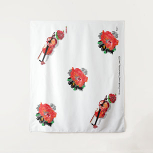Parede Tapete de parede: HIBISCUS VERMELHO HAWAIIANO COM 