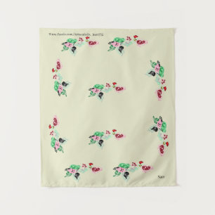 Parede Tapete de parede: Vinha com Rosas