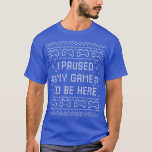 Parei Meu Jogo Para Estar Aqui Um Suéter De Natal 