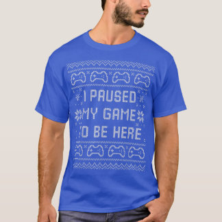 Parei Meu Jogo Para Estar Aqui Um Suéter De Natal
