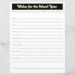 Parentes do ano escolar desejam Impressão