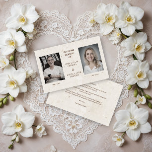 Pares Queridos Falecidos Foto Personalizada