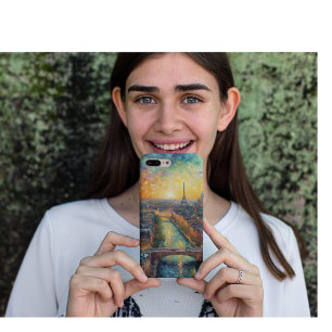 Paris à noite, estilo van Gogh