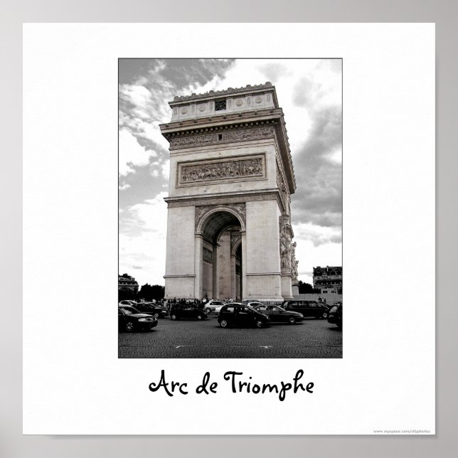 Paris - Arc de Triomphe Poster (Frente)