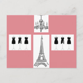 Paris Cidade da Luz Torre Eiffel Cartão Postal Fra