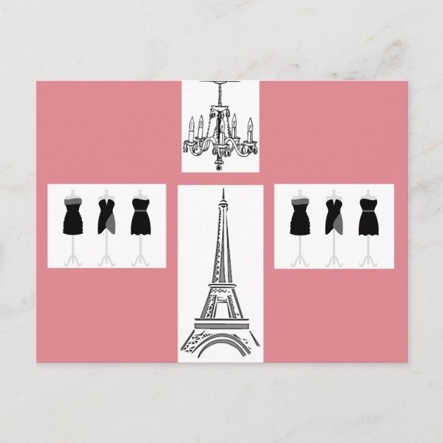 Paris Cidade da Luz Torre Eiffel Cartão Postal Fra (Frente)